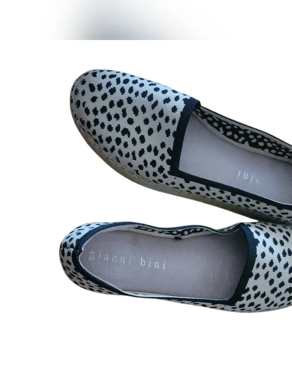 Gianni Bini Shyleah Slip-On Women's Leopard Print Stretch Platform Espadrilles